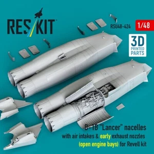 B-1B Lancer Gondeln mit Lufteinlässen & frühen Abluftdüsen (für Revell) 1:48 - Bild 1 von 3