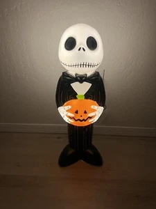 Disney Nightmare Before Christmas Jack Halloween Lighted Pumpkin Blow Mold 24" - Picture 1 of 3