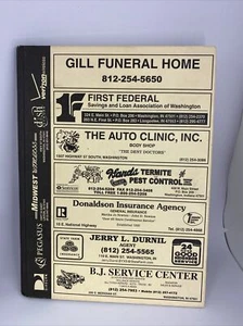 2001 Polk City Directory Washington-Daviess County IN Indiana  Phone Book - Picture 1 of 2