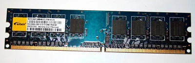 512 MB DDR2-RAM 240-pin 1Rx8 PC2-5300U non-ECC  'Elixir M2Y51264TU88B4B-3C' - Image 1 of 2