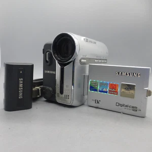Samsung VP-D353 Handheld MiniDV Cassette Camcorder Silver Tested - Picture 1 of 8