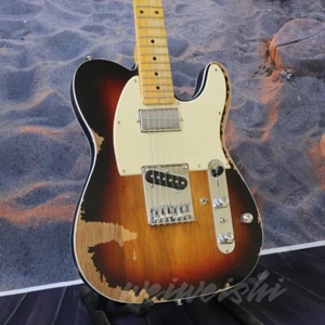 Heavy handed relics aged electric guitar maple fretboard in stock ship quickly - Picture 1 of 12