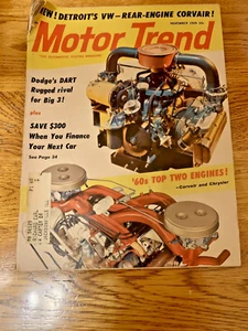 MOTOR TREND MAGAZINE November     1959 - Picture 1 of 2