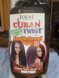 Cabello Stlye Equal Cuban Twist doble filamento 16 pulgadas - Imagen 1 de 4