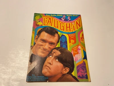 Laugh-In Magazine November 1968 Hugh Hefner astrology movie stars TV humor + - Image 1 of 3