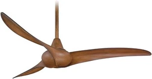 MinkaAire F843-DK - 52'' Wave Ceiling Fan with Remote Control, Destressed Koa - Picture 1 of 9