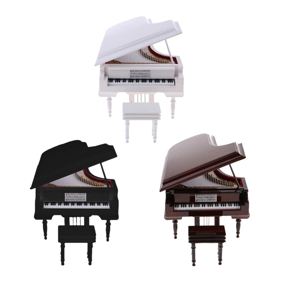 Mini modello di pianoforte Music Box Pianoforte in miniatura Modello di - Immagine 1 di 1