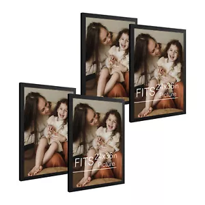 Cornice poster 16x20 18x24 24x36 o 36x24 grana invecchiata per foto foto - Foto 1 di 11