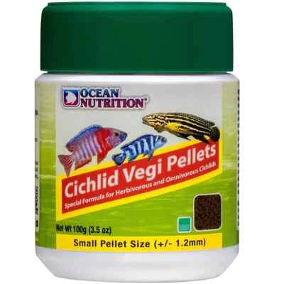 OCEAN NUTRITION 7,0 Unzen Buntbarsch Gemüse kleine Pellets 200 gr