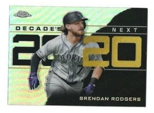 2020 Topps Chrome Update Decade's Next Brendan Rodgers - Picture 1 of 1