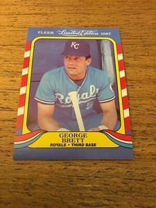 George Brett Royals 1987 Fleer Limited Edition #5
