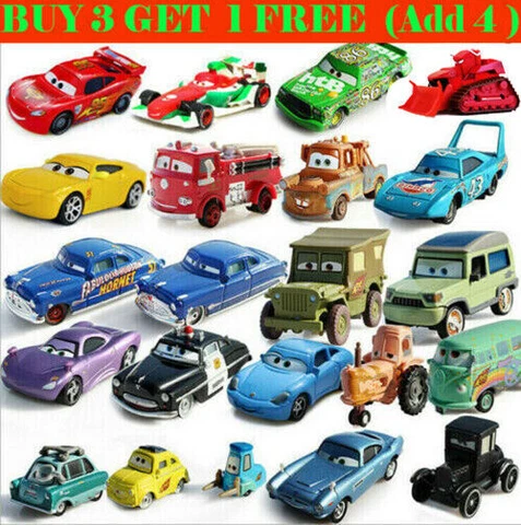 DISNEY PIXAR DIECAST CARS LOT LIGHTNING MCQUEEN MODEL CAR TOY GIFT FOR KIDS Cover