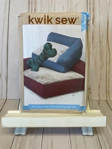 Kwik Sew 4367 Dog Pet Bed Stuffed Bone Pillow Toy Accessories Sewing Pattern NEW - Picture 1 of 2