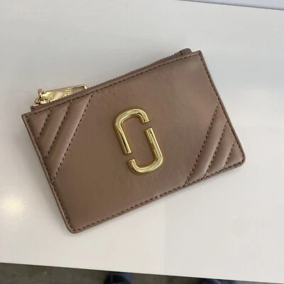 Marc Jacobs унисекс гламурный выстрел верхний молнии бумажник пыльный бежевый S156L01FA21 - Изображение 1 из 4