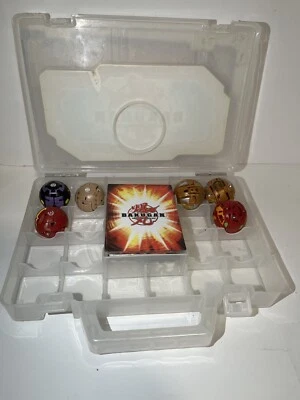 Lote de 6 Bakugan Battle Brawlers y estuche de plástico Bakugan Foto 1 de 4