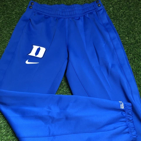 RARE Duke Blue Devil Player Issued Nike Elite Tear Away Warmup Pant Men’s Medium Cover