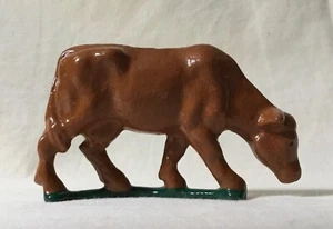 Brown Cow, American Family on the Farm Serie, Grey Iron Figur Reproduktion - Bild 1 von 6