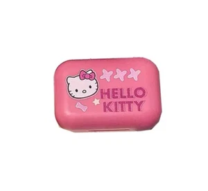 3 Stück Hello Kitty Kontakt Augenlinsen Box süß Cartoon Mädchen Frauen tragbar klein - Bild 1 von 3