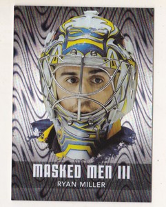 10-11 ITG Ryan Miller /100 Masked Men III Between The Pipes SILVER Sabres 2010