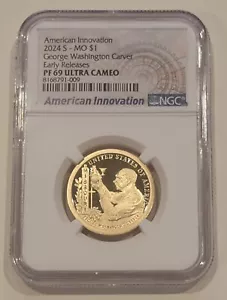 2024 S PP American Innovation Missouri NGC PF69 George Washington Carver - Bild 1 von 2