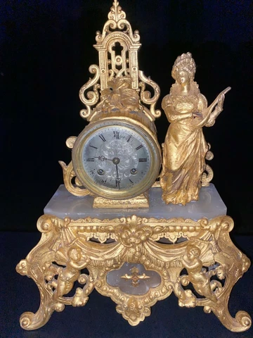 LEROI ANTIQUE FRENCH MANTLE CLOCK Cover