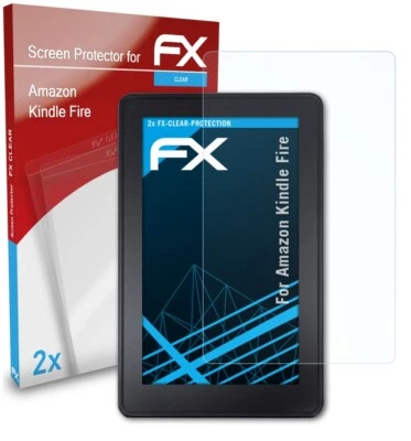 atFoliX 2x Pellicola Protettiva per Amazon Kindle Fire chiaro - Immagine 1 di 4
