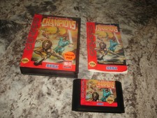 Eternal Champions (Sega Genesis, 1993) Cib Complete in Box with Manual tested