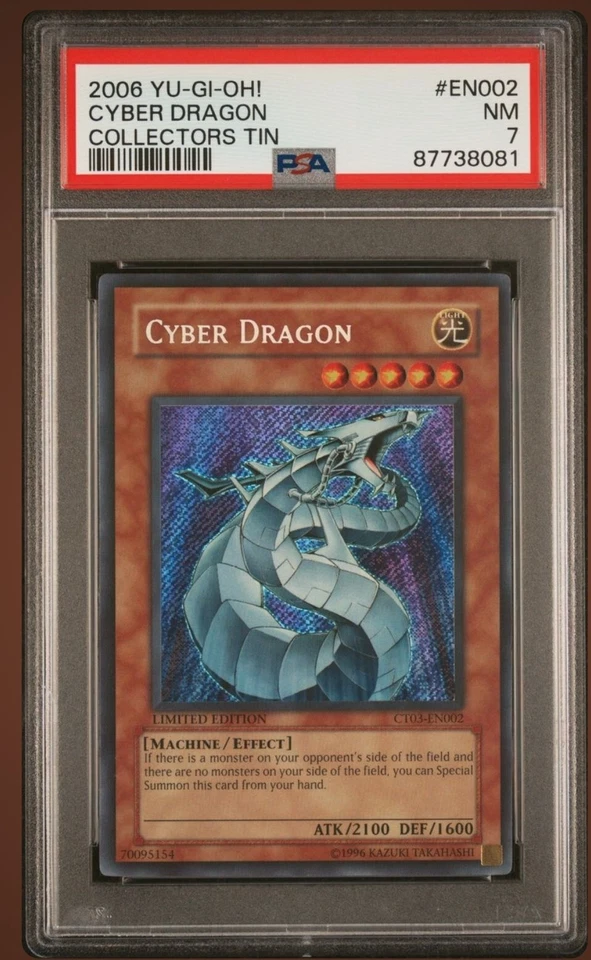 Yu-Gi-Oh! TCG Cyber Dragon 2006 Collector's Tins CT03-EN002 Limited Secret Rare - Image 1 of 2