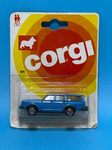 Vintage 1981 CORGI Volvo 245 DL No 51 Diecast Car Vehicle MOC on Card - Picture 1 of 5