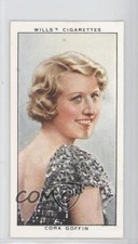 1934 Wills Radio Celebrities Series 2 Tobacco Cora Goffin #19 0s5