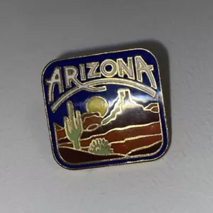 Arizona Dessert Cactus Spilla da bavero Slider Verde Blu Giallo - Foto 1 di 7