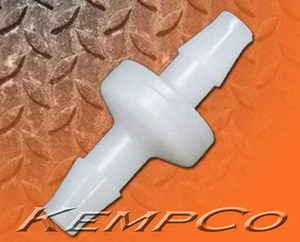 Válvula de retención en línea de barra de manguera de 1/4" Kynar Viton ozono resistente a los rayos UV piscina spa - Imagen 1 de 2
