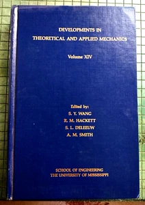 Developments in Theoretical and Applied Mechanics Vol. XIV (1988, Hardcover) - Picture 1 of 13