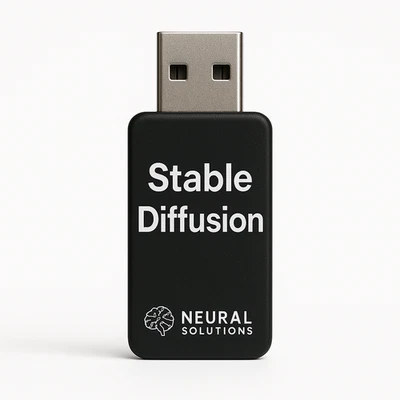 Stable Diffusion AI Image Generation USB Stick – Full GUI, Local &Uncensored Art - Image 1 of 4