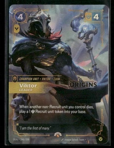 2025 League Of Legends Riftbound Origins Epic Viktor English Promo 246/298  - Picture 1 of 2