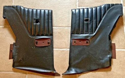 Par de paneles laterales de asiento trasero negro Ford Thunderbird 1968 2 puertas Foto 1 de 4