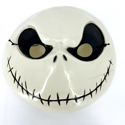 Disfraz Pesadilla Antes De Navidad Adulto Jack Skellington Vacuform Media Máscara Foto 1 de 4