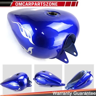 Tanque de gasolina de 3,4 galones para motocicleta Honda CMX250 CA250 Rebel 1985-2016 azul Foto 1 de 4
