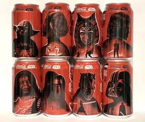 Star Wars Coca-Cola 2025 JUEGO COMPLETO 8 latas colección edición limitada Coca-Cola SELLADA - Imagen 1 de 10
