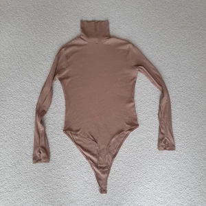 H&M, Body, Größe: S, beige, Polyester/Elasthan, Daumenauslass - Bild 1 von 6