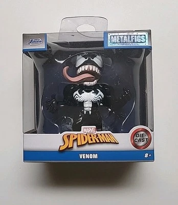 Jada Metalfigs Marvel Spider-Man Venom Diecast Metal 2.5” Mini Figure 2023 New - Image 1 of 4
