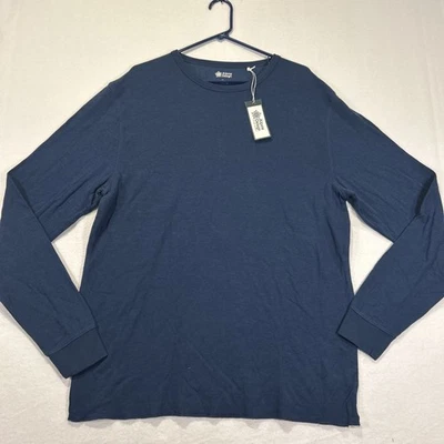 Alpine дизайн мужской длинным рукавом DUOFOLD экипажа рубашка размер XL $44 винтажный синий новый с Ярлыками - Изображение 1 из 4