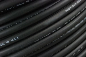 TEMCo WC0003-15ft 2/0 Gauge AWG Welding Lead Car Battery Cable Copper Wire Blac - Picture 1 of 7