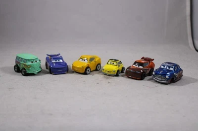 Disney Pixar Cars Mattel Mini Racers Fillmore VW Bus Hudson Hornet Luigi Lot - Image 1 of 4