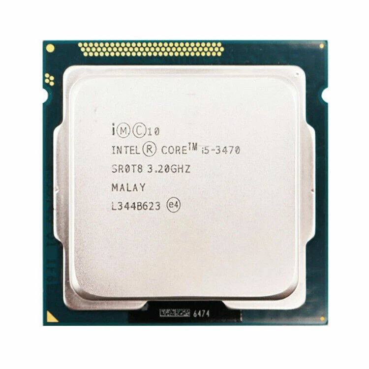 Intel Core i5-3470 CPU Quad Core 3.20GHz 6MB SR0T8 Socket 1155 Processor - Image 1 of 2
