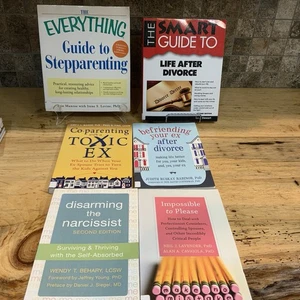 Divorce Co-Parenting Narcissist Toxic Ex Psychology Relationship Help-6 Book Lot - Picture 1 of 13
