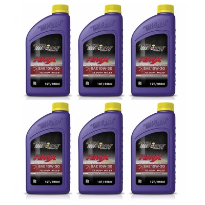 Royal Purple HMX SAE 10W-30 High Mileage Engine Motor Oil 1 Qt. Bottles Set of 6 - Изображение 1 из 4