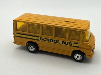 Corgi Juniors Mercedes-Benz School Bus Yellow Diecast Made in Great Britain - Image 1 of 4