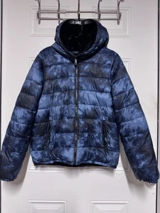 Abercrombie & Fitch Kids Fleece Lined Blue Puffer Coat, Winter Jacket Sz 15-16 - Picture 1 of 11