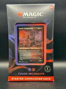 Commander Starter Deck: Chaos Incarnate - Magic: the Gathering - Brand New - Picture 1 of 5